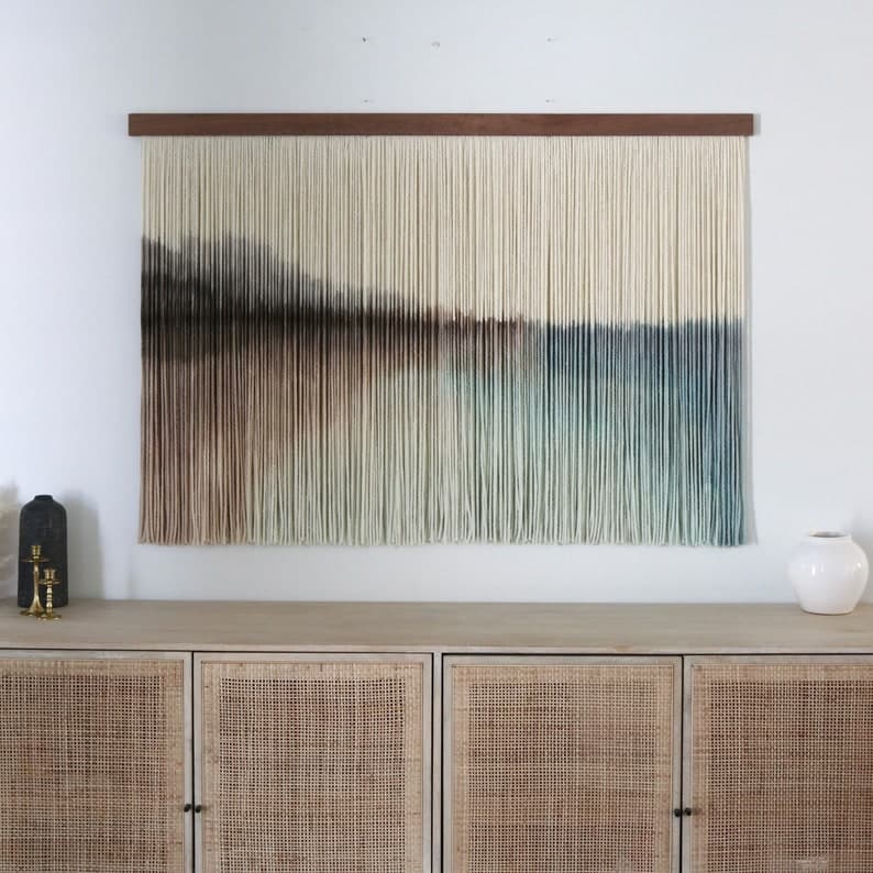 Dip Dye Tapestry | Tapestries | Boho Decor | Wall Art | Beach | Wall Hanging | Minimalist | Scandi | Home Decor